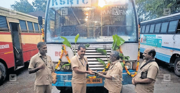 കെ എസ് ആർ ടി സി  സർവീസ് പുനരാരംഭിച്ചു.