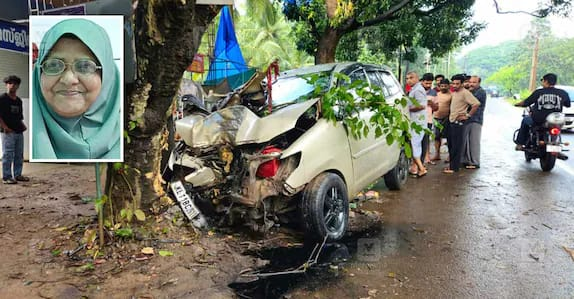 വീട്ടിലെത്താൻ ഒന്നര കിലോമീറ്റർ മാത്രം ബാക്കി ഏഴംഗ കുടുംബം സഞ്ചരിച്ച കാർ മരത്തിൽ ഇടിച്ച് ഒരു മരണം.