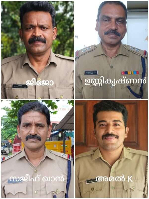 ഹൃദയാഘാതം വന്ന ഡ്രൈവറെ ആശുപത്രിയിലെത്തിച്ച് ജീവൻ രക്ഷിച്ച് പോലീസ്.