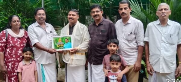 അവയവദാനംപ്രസൂൺ കല്ലോടിനെ ആദരിച്ചു.