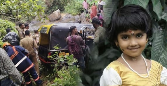 പാമ്പിനെ കണ്ട് വെട്ടിച്ച ഓട്ടോ തോട്ടിലേക്ക് മറിഞ്ഞു