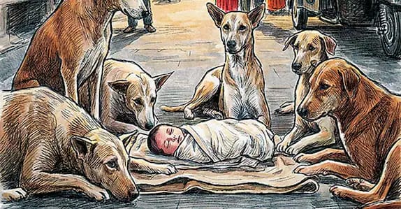 ചോരക്കുഞ്ഞ് കൊടുംതണുപ്പിൽ ഉപേക്ഷിക്കപ്പെട്ട നിലയിൽ