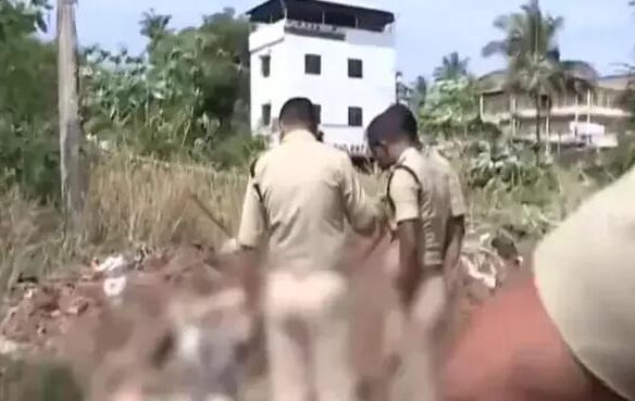 നഗരത്തിൽ മൃതദേഹാവശിഷ്ടം