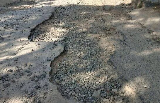 അപകട കെണിയായ കോളിച്ചിറ – മഞ്ചാടിമൂട് റോഡ്