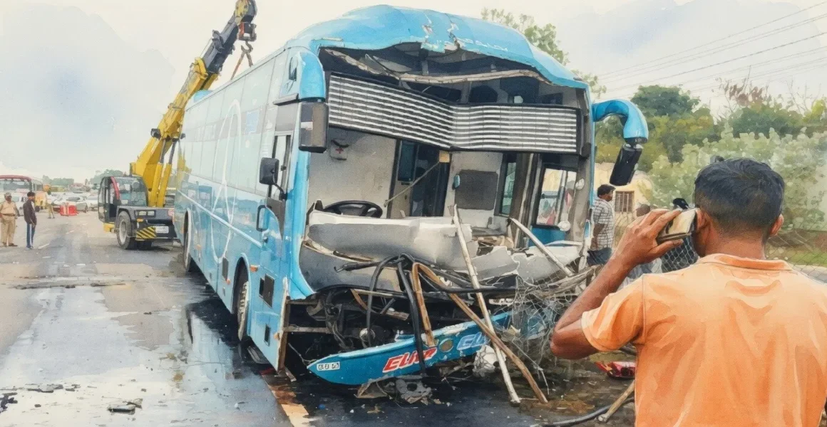 മൈസൂരുവിൽ ബസ് അപകടം: നാല് മലയാളികൾ മരിച്ചു; നിരവധി പേർക്ക് പരിക്ക്