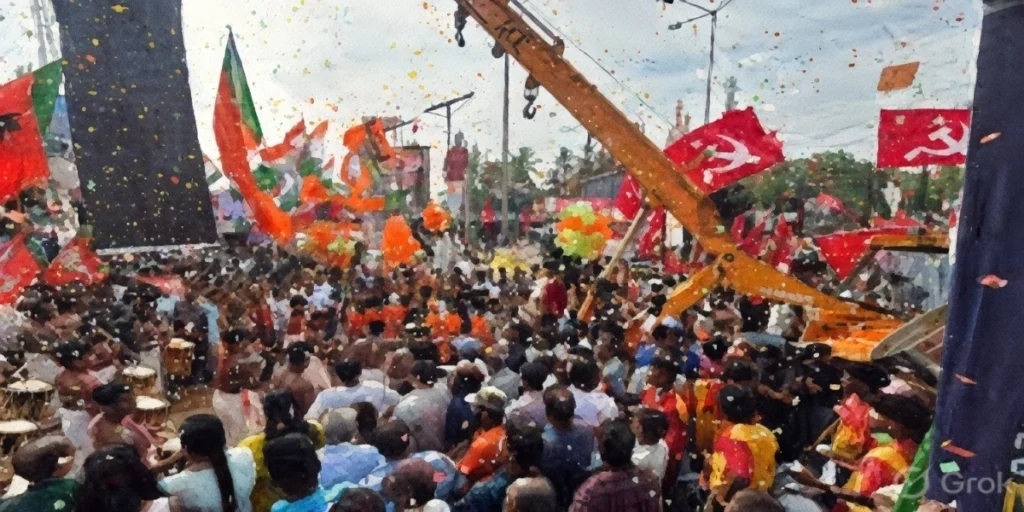 പട്ടാമ്പിയിൽ യുദ്ധക്കളമായി കൊട്ടിക്കലാശം! പ്രവർത്തകർ തമ്മിൽ ഏറ്റുമുട്ടി; പോലീസ് ലാത്തിവീശി… പട്ടാമ്പിയിൽ യുദ്ധക്കളമായി കൊട്ടിക്കലാശം! പ്രവർത്തകർ തമ്മിൽ ഏറ്റുമുട്ടി; പോലീസ് ലാത്തിവീശി…