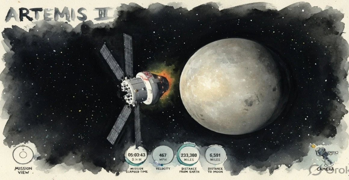 ചന്ദ്രനിലേക്കുള്ള ആ യാത്രയിൽ കണ്ട ആ കാഴ്ച! ആർട്ടെമിസ് 2 സംഘം പങ്കുവെച്ച ഫോട്ടോ വൈറൽ..
